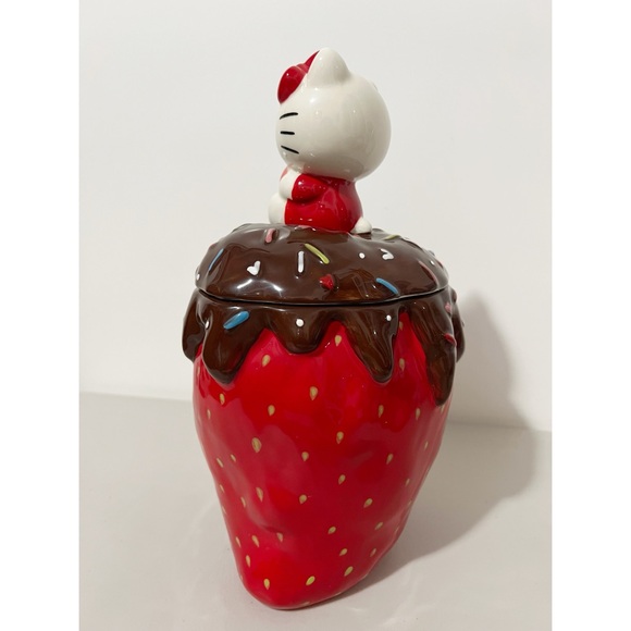 Hello Kitty Chocolate Strawberry Cookie Jar - Picture 4 of 6